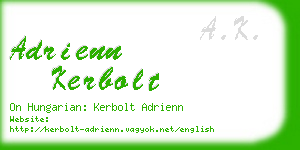 adrienn kerbolt business card